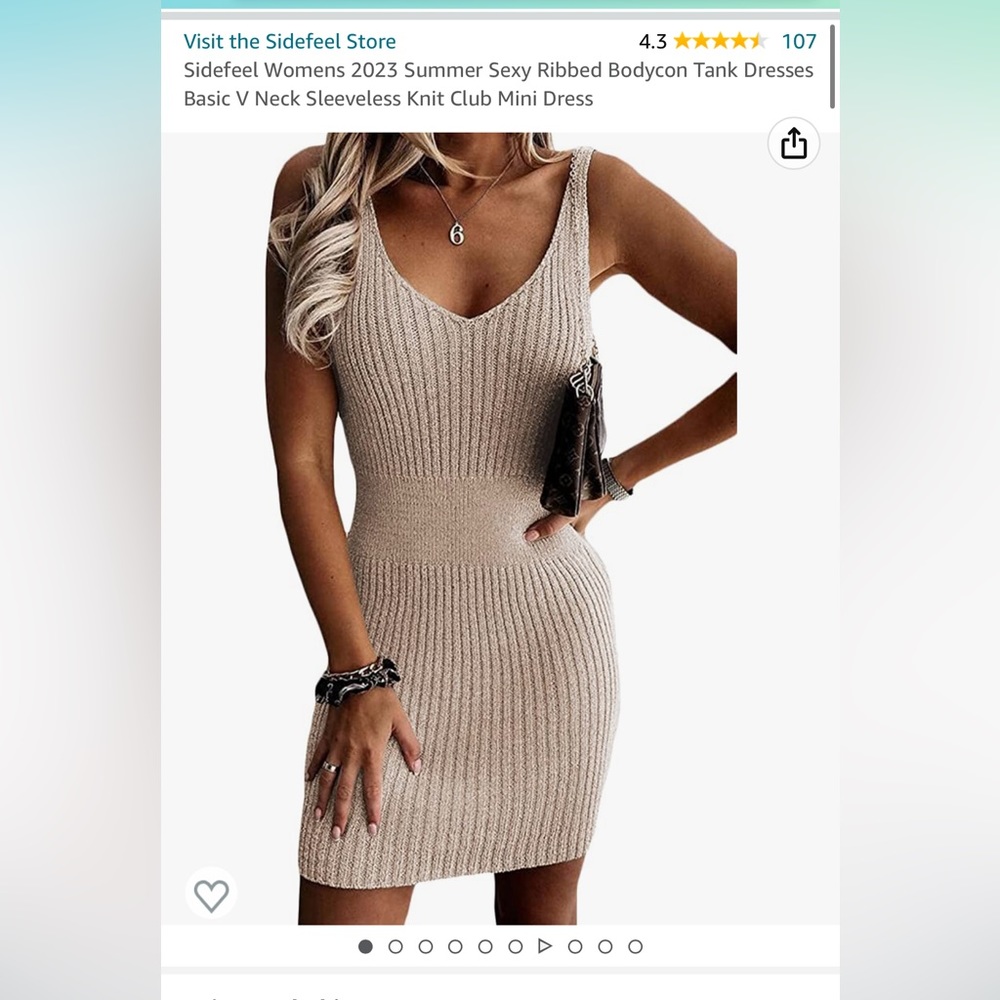 Tan dress